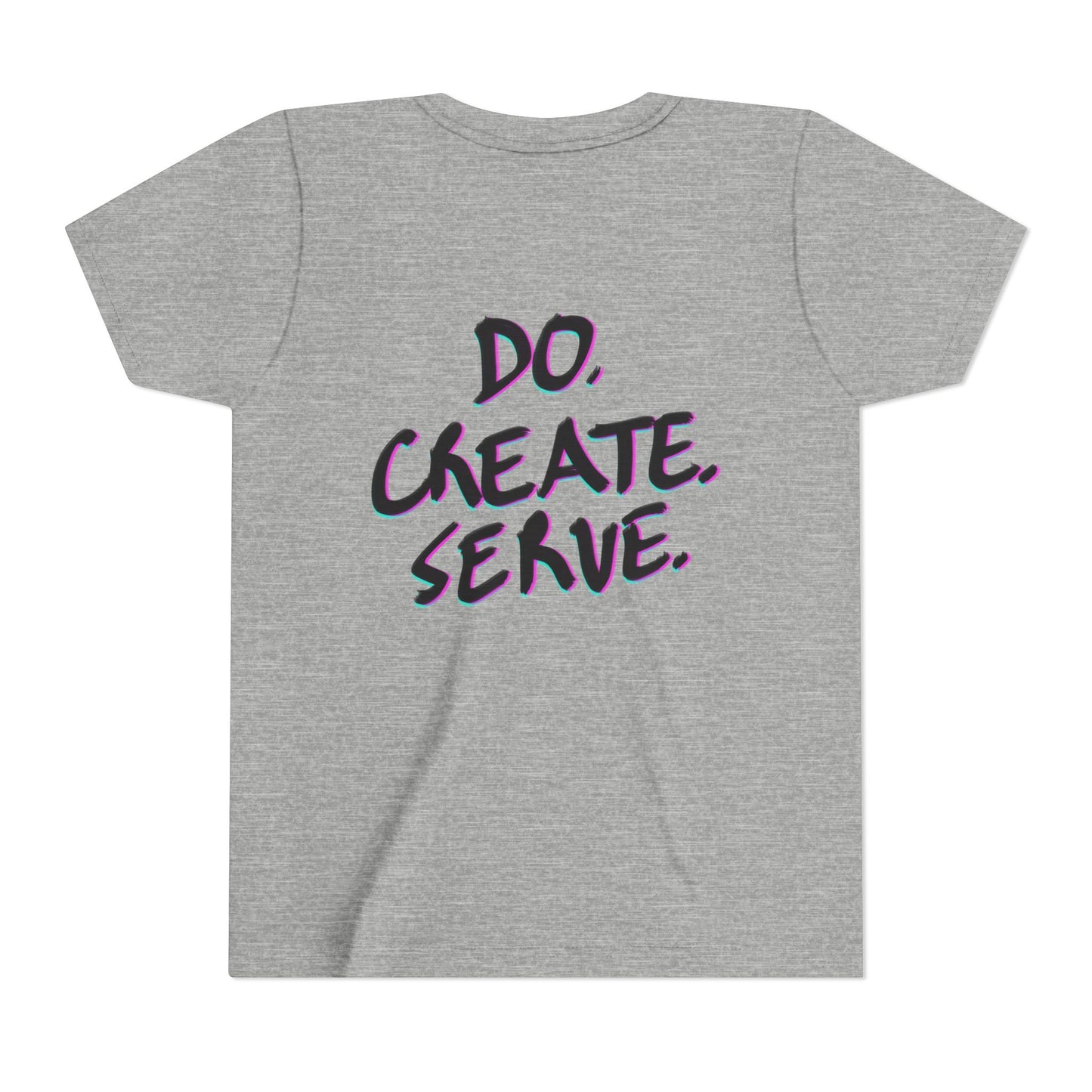 Inspiring Youth Short Sleeve Tee - Motivational Shirt, Perfect for Creativity, Gifts for Kids, Back to School, Encouragement Wear